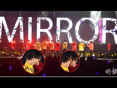 MIRROR壓軸獻唱掀高潮 姜濤貪玩偷吻陳卓賢面珠｜MIRROR跨年倒數演唱會｜明報娛樂新聞