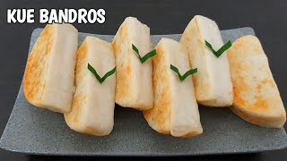 RESEP KUE BANDROS || KUE PANCONG KELAPA || GURIH, MANIS, DAN EMPUK