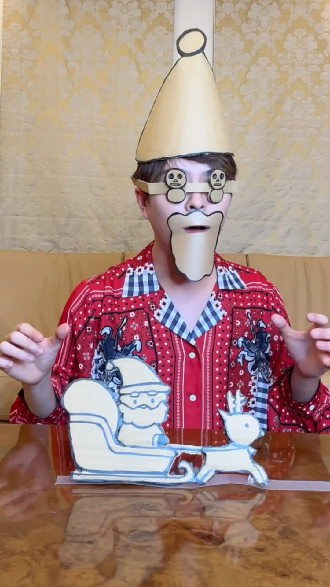 CARDBOARD CHRISTMAS！#asmr #shorts