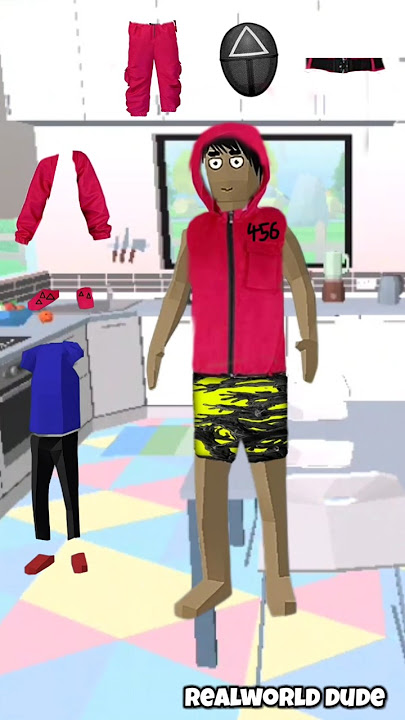 Jack becomes squid game soldier in dude theft wars