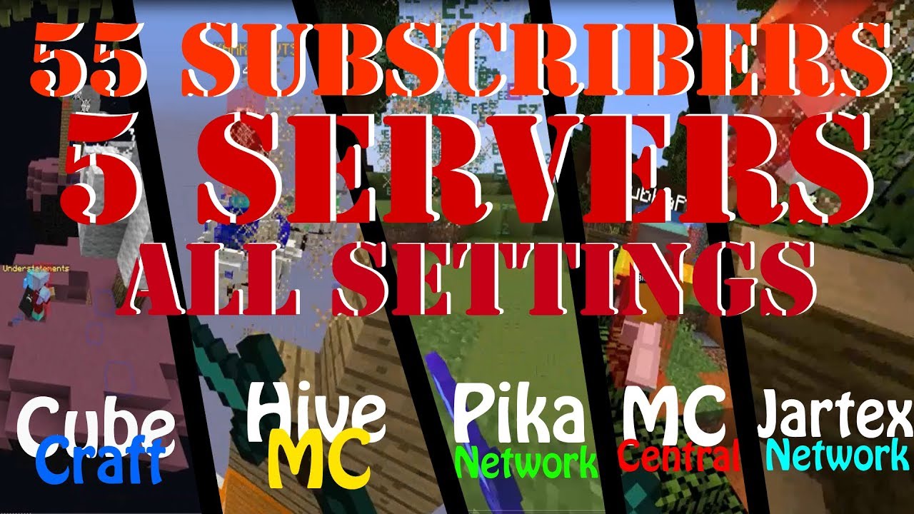 😁 55 SUBSCRIBERS 👍 -- SETTINGS RELEASE! - YouTube