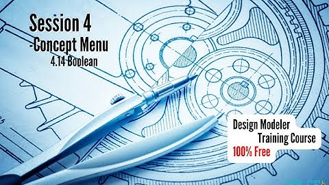 ANSYS Design Modeler Full Free Course, Session 4.14: Boolean