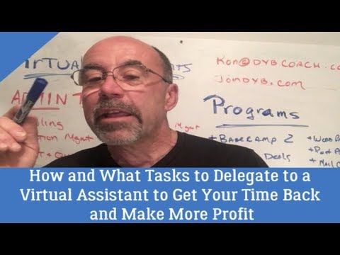 How and What Tasks to Delegate to a Virtual Assistant to Get Your Time Back and Make More Profit