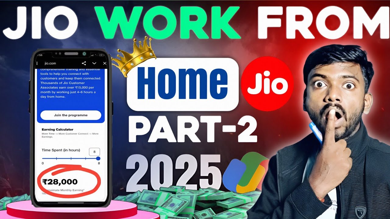 rewrite this title Jio Work From Home Jobs 2025 – Earn ₹28,000+ Month! (Apply Online Now) rewrite this title Jio Work From Home Jobs 2025 – Earn ₹28,000+ Month! (Apply Online Now)