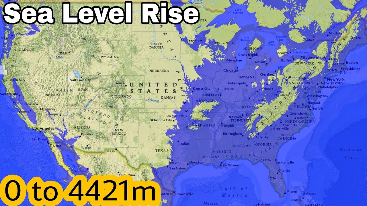 Hladký Stížnost Pečovat sea level map Postavte se místo toho snadno ...