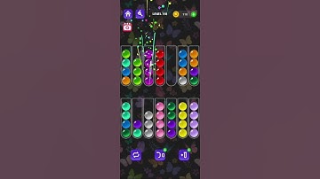 Ball Sort Master Level 718 #ballsortmaster #ballsortmastersolution #puzzlegame #gaming #games