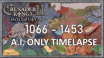Crusader Kings 2 Timelapse - 1066 to 1453