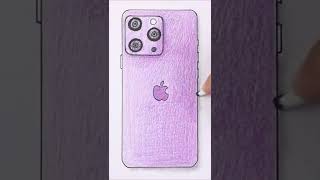 #shorts  drawing the new iphone رسم ايفون 14