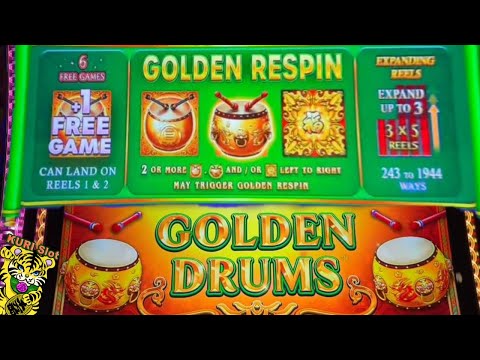 ★FINALLY GOT A BONUS GAME ON NEW DANCING DRUMS★DANCING DRUMS GOLDEN DRUMS (L & W) Slot☆栗スロット