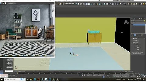 3DsMax Tutorials, Learn 3D Modeling an Interior from Scratch in 3dsmax (Part 1)