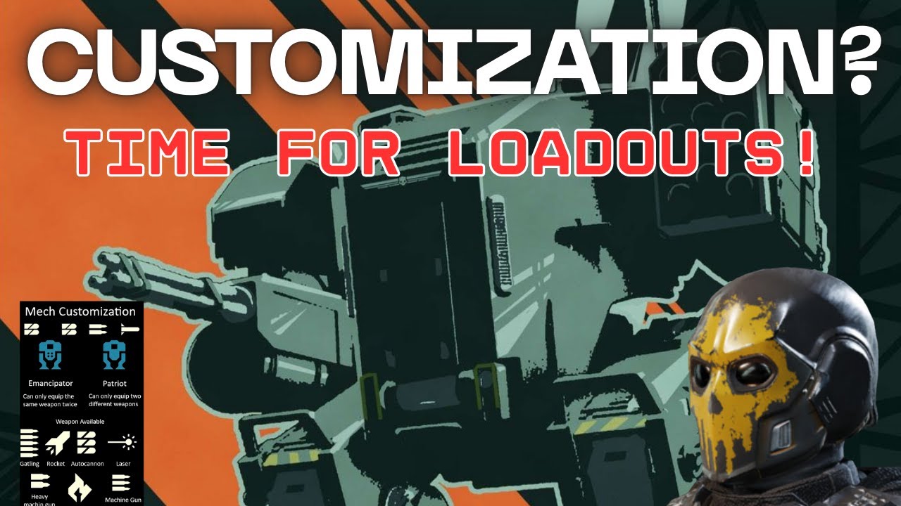 HELLDIVERS 2 NEEDS MECH CUSTOMIZATION!