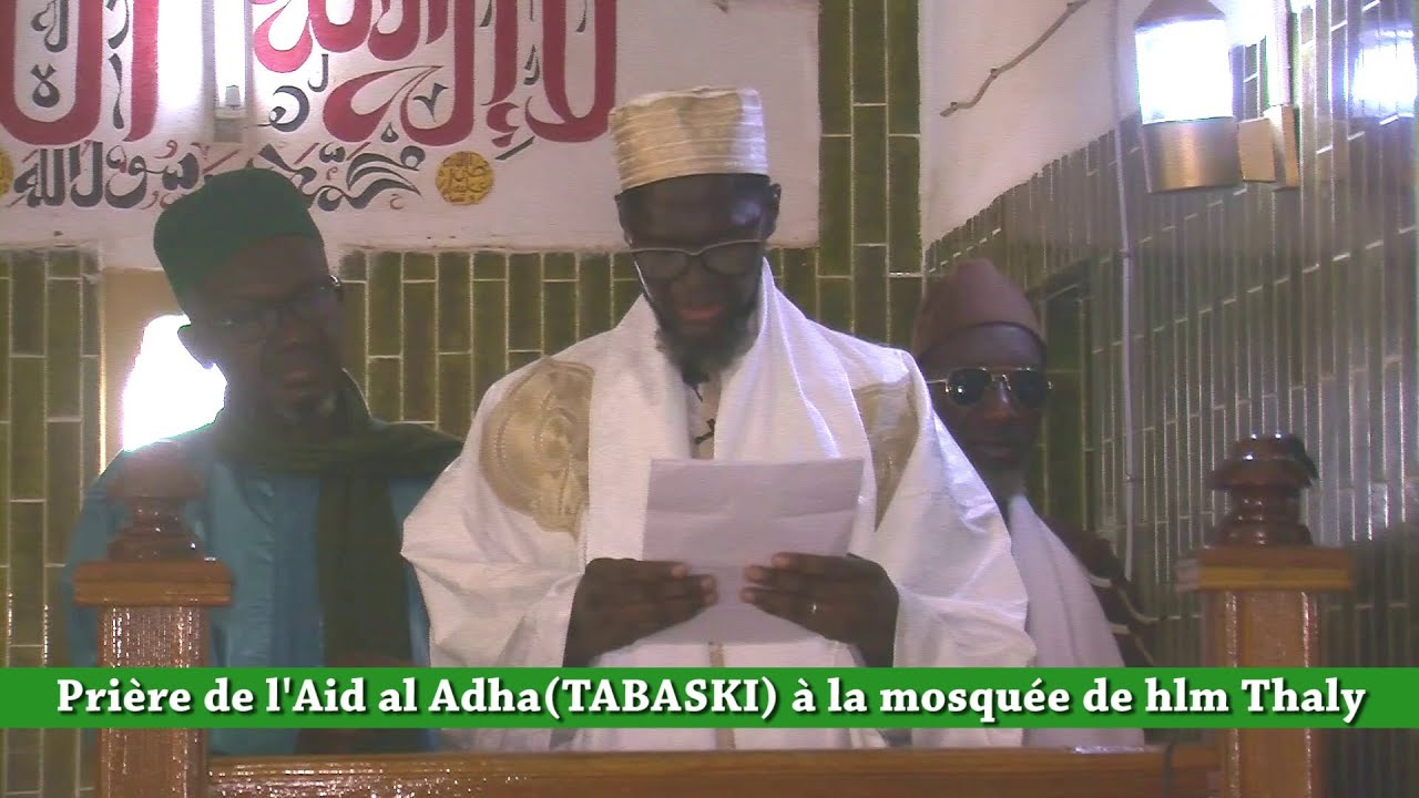Tabaski 2023 : Prière des 2 rakaa à la Mosquée des HLM Thialy - YouTube