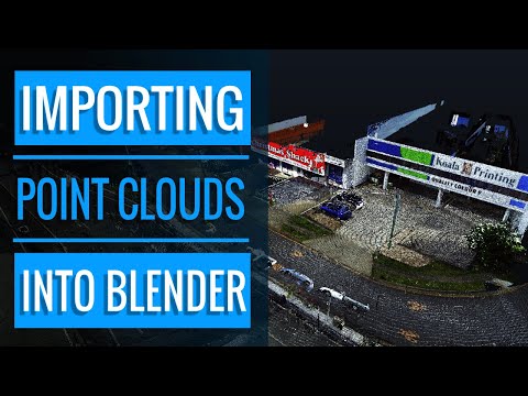 Transfering Point Clouds from Recap to Blender 2.80