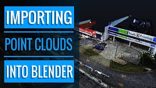 Transfering Point Clouds from Recap to Blender 2.80