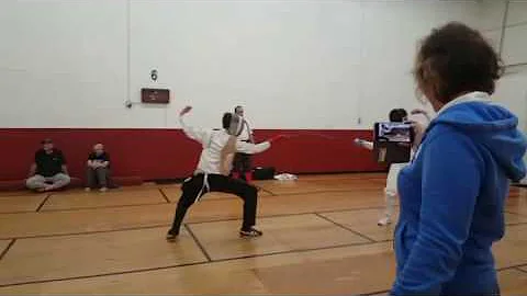 Charles Dobbs and Larry at En Garde Fencing
