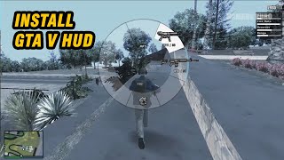 TUTORIAL INSTALL GTA V HUD - GTA San Andreas Indonesia