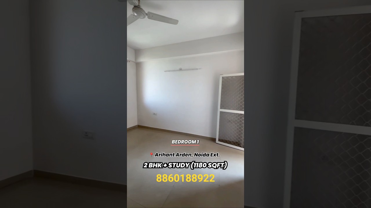 Affordable Luxury | 2BHK + Study Flat Arihant Arden Noida Extension