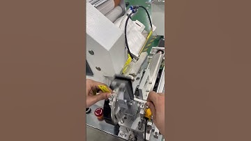 Wire labeling machine for power cords and data cords #labeling #labelingequipment #labelingmachine