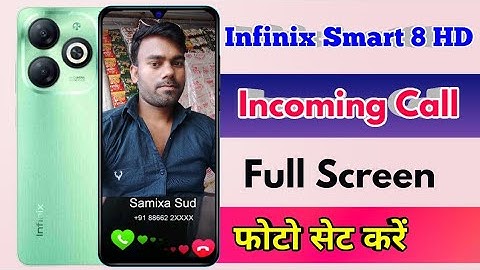 infinix smart 8 hd call photo setting, infinix smart 8 hd incoming call photo setting