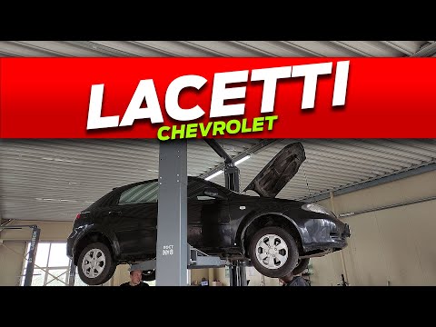 Диагностика осмотр ходовая Chevrolet Lacetti проверка на сто подъёмник стойки сайлентблоки и т.д.