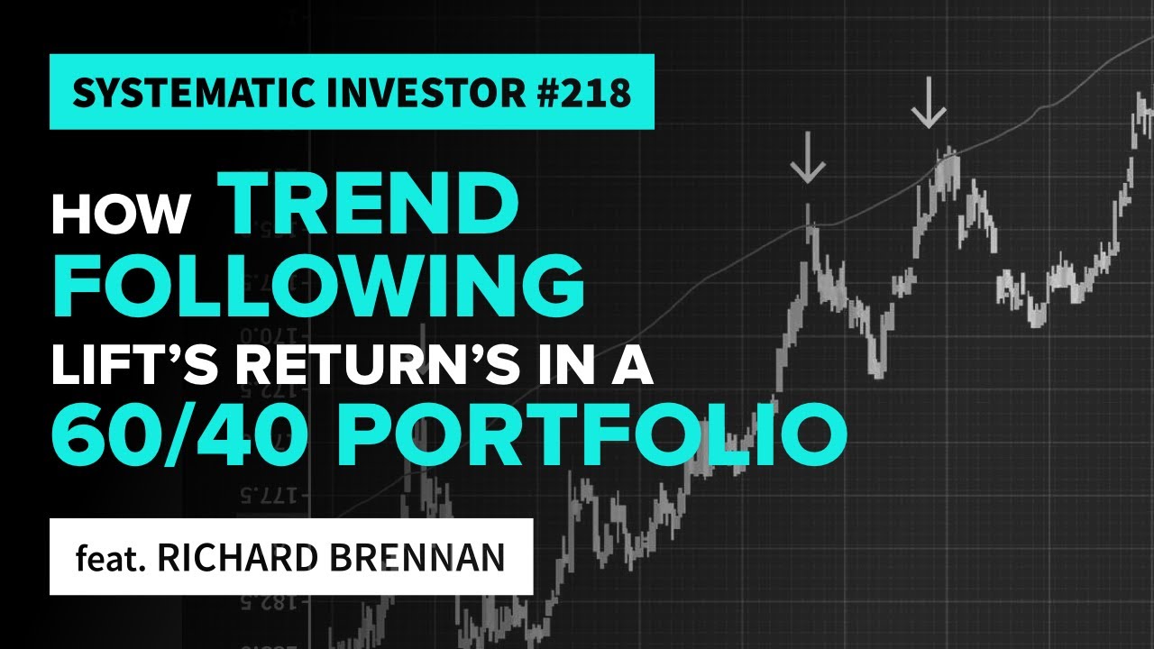 Trend Following returns in a 60/40 Portfolio | Systematic Investor 218 | feat. Richard Brennan