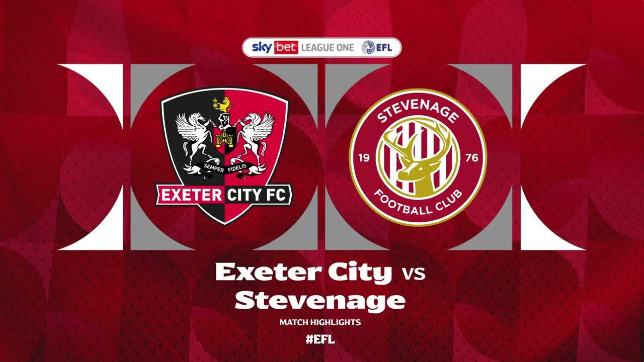Exeter City v Stevenage Highlights