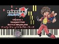 Bakugan Battle Brawlers 爆丸 Opening 1 - Number One Battle Brawlers - Synthesia Piano Cover /Tutorial
