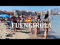 FUENGIROLA BEACH WALK, Malaga Spain - July 2021, Latest Updates Walk Tour, Costa Del Sol🌞 [4K]
