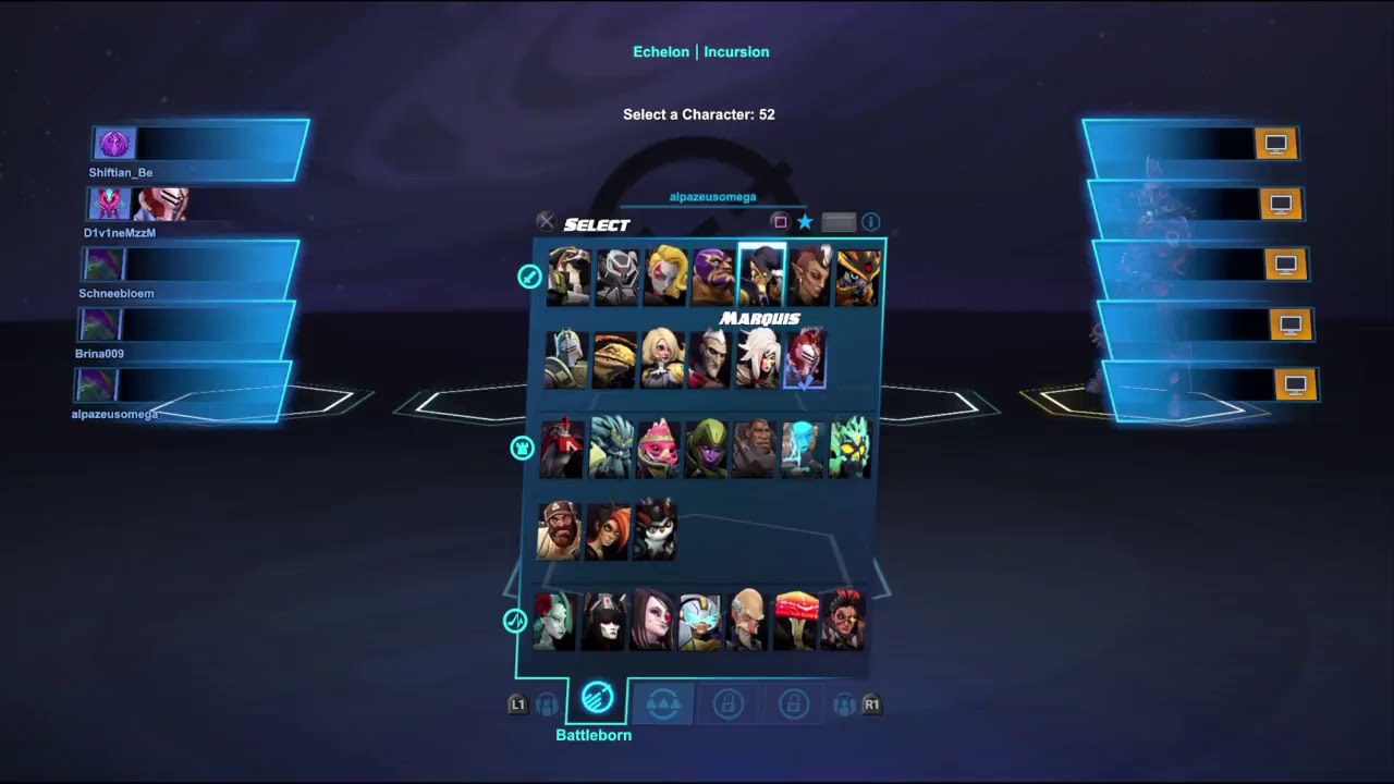 5v5 online Battleborn gameplay