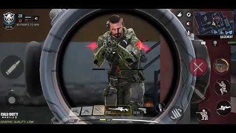 Kill Confirmed - Highrise. 32 Kills using Locus Sniper Rifle. COD Mobile