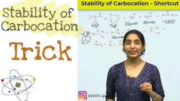 Best trick for stability of carbocation | Organic chemistry shortcut #shorts