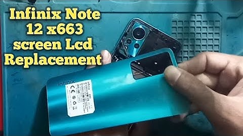 Infinix Note 12 x663 Lcd Screen Replacement #phonefixing