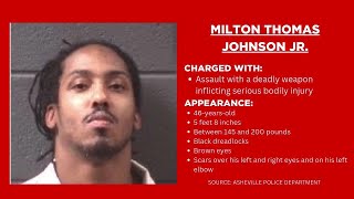Police searching for suspect after man stabbed with butter knife in Asheville