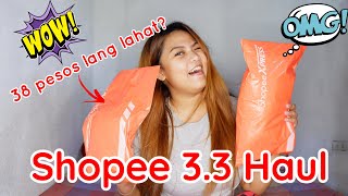 SHOPEE 3.3 UNBOXING | MAKE UP HAUL | EVER BILENA x CARELINE COSMETICS