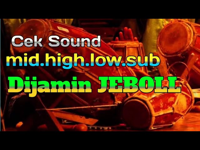 CEK SOUND || SENI BUDAYA KARAWITAN || TERBARU 2022 . DIJAMIN JEDUG GLERR MID.HIGH.LOW.SUB class=