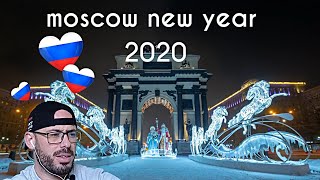 REACTION to москва новогодняя 4к // new year's moscow 4k