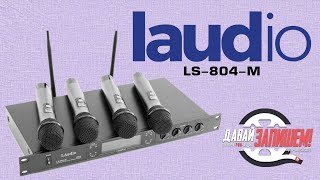 Радиосистема на 4 микрофона LAudio LS-804-M (для караоке, презентаций, школьных мероприятий)