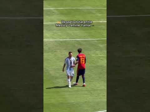 Respeto total entre Messi y Lamine Yamal 🐐