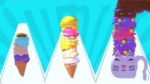 Ice Cream runner Game-Gameplay walkthrough-All levels(IOS,Android)