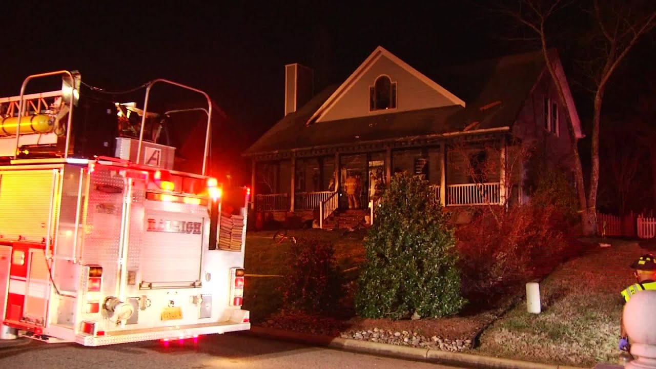 RAW VIDEO Scene of Christmas tree fire in north Raleigh YouTube