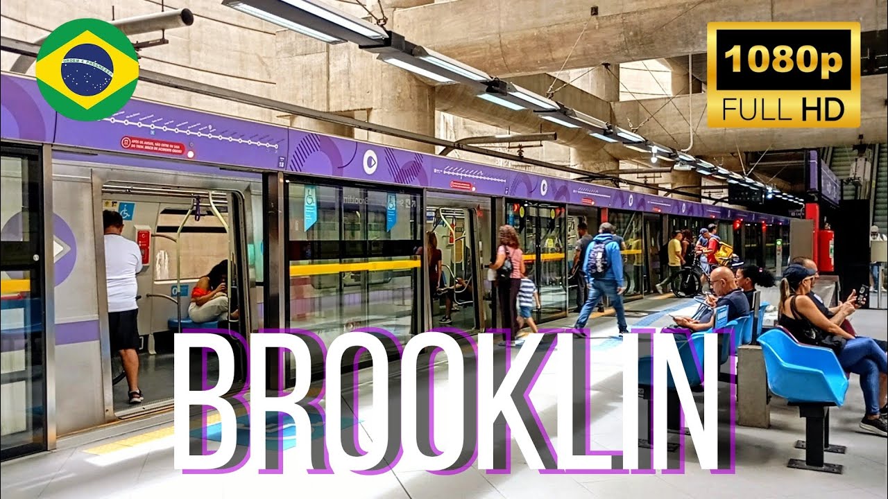 Estação Brooklin | Movimentação de Trens #125 (🟣 Linha 5 Lilás)!!