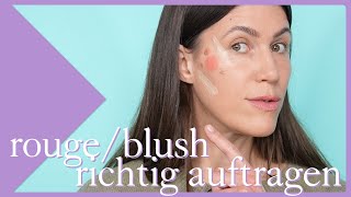 Von Anfänger bis Profi - Rouge / Blush richtig auftragen 💜