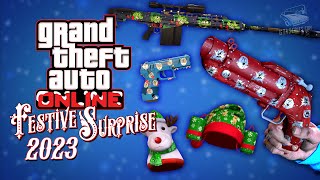 GTA Online Festive Surprise 2023 [Gifts, Weapons, Gamemodes & Unlockables]