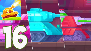 Tank Stars - Gameplay Walkthrough part 16 - Pinky, Toxic & T 34 All Tournaments (iOS, Android)