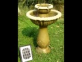 Resin Two Tier Solar Powered Water Feature