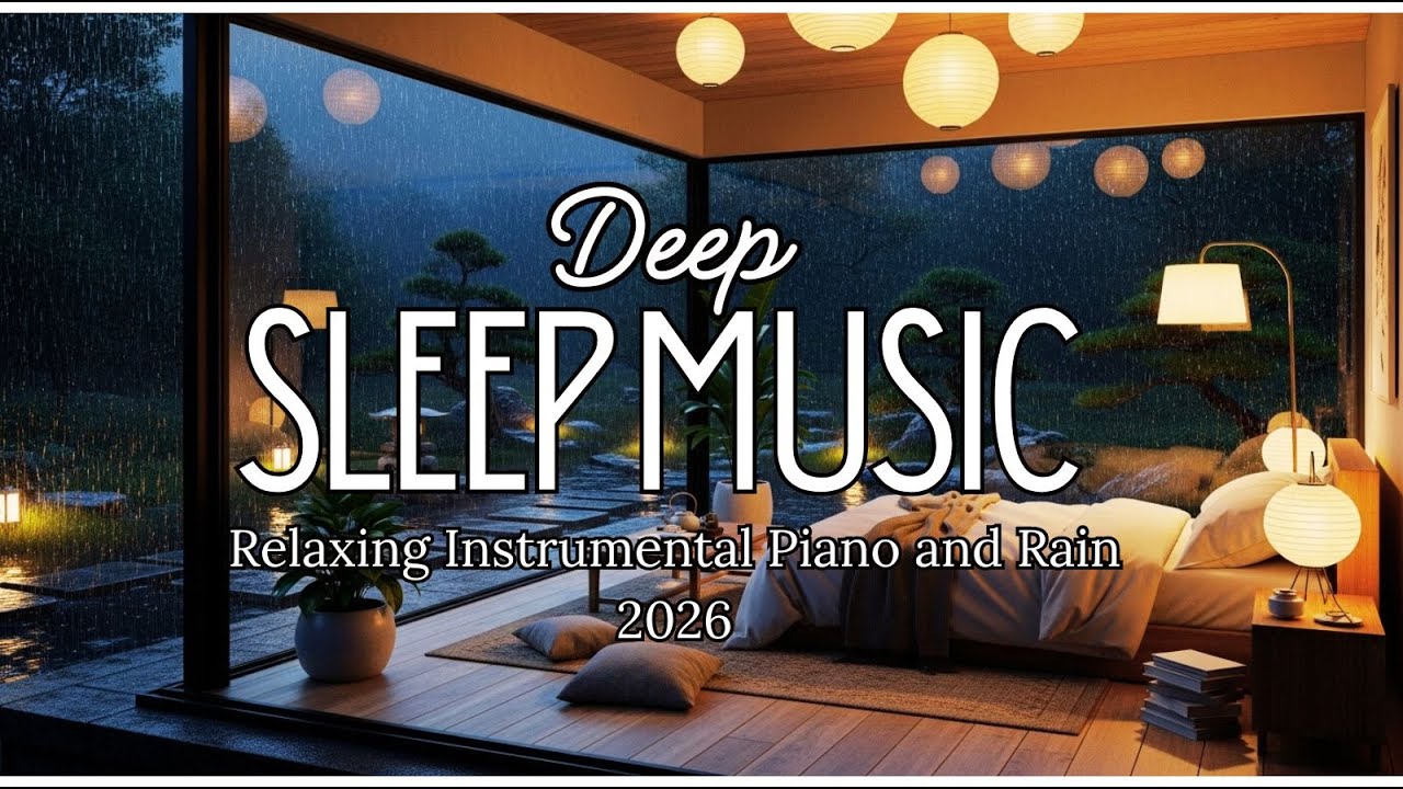 FALL INTO SLEEP INSTANTLY - Relaxing Sleep Music + Insomnia | Rain Sounds for Stress Relief, Anxiety