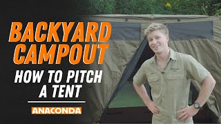 Wildlife Warriors Backyard Campout - Setup a Tent with Robert Irwin | Anaconda Stores