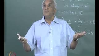 ⁣Mod-01 Lec-10 The Free Electron Theory of Metals - Electrical Conductivity