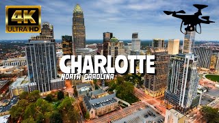 Charlotte, North Carolina In 4K By Drone - Amazing View Of Charlotte, North Carolina
