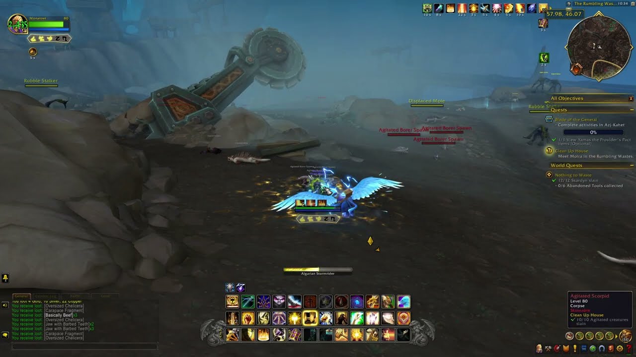 The War Within Quest 369: Clean Up House (WoW, human, paladin)